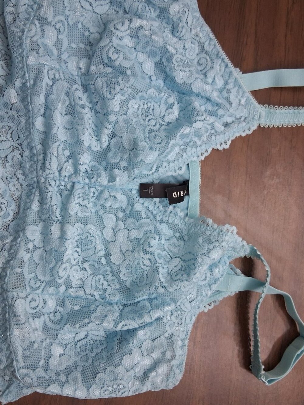 Torrid blue lace bralette 1x euc